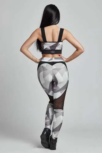 Leggins Brave Military Grey (Gym Provocateur)